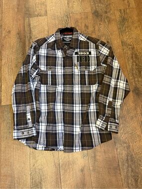 Harley Davidson long sleeve lightweight button up